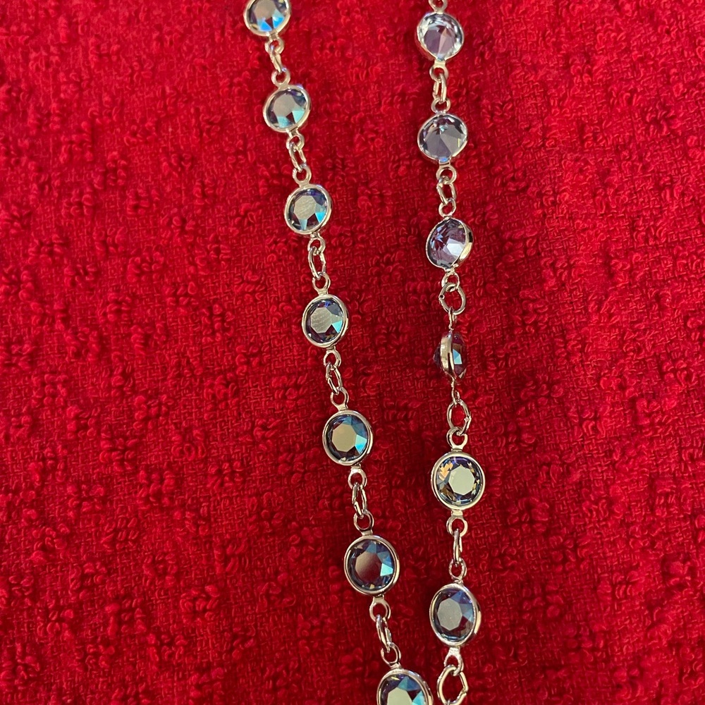 Swarovski Chanelle Necklace, blue